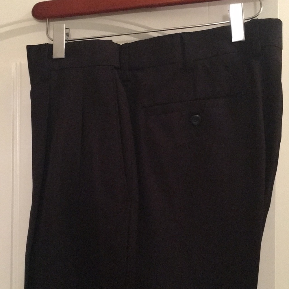 Pleat front trousers